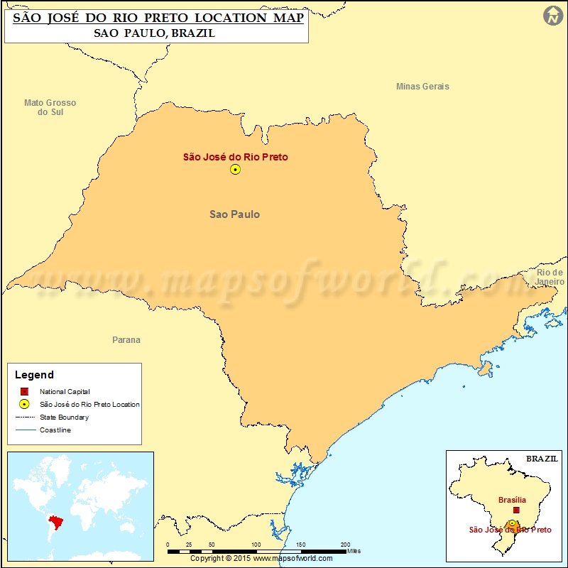 Where is Sao Jose do Rio Preto Where is Sao Jose do Rio Preto