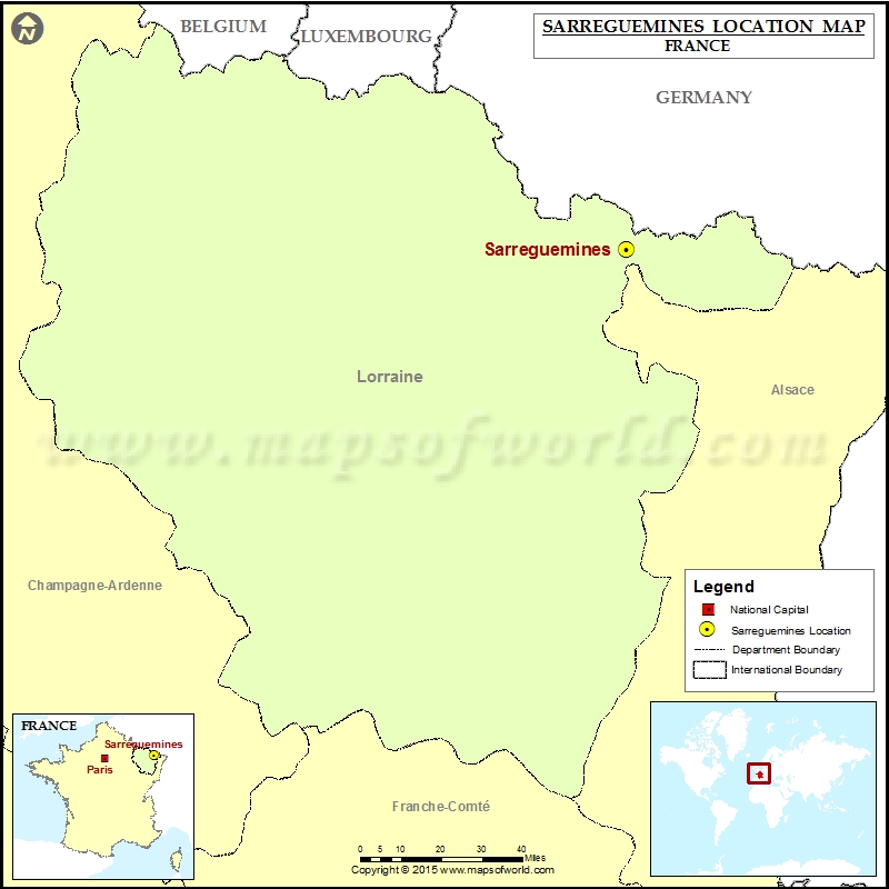 Where is Sarreguemines Where is Sarreguemines