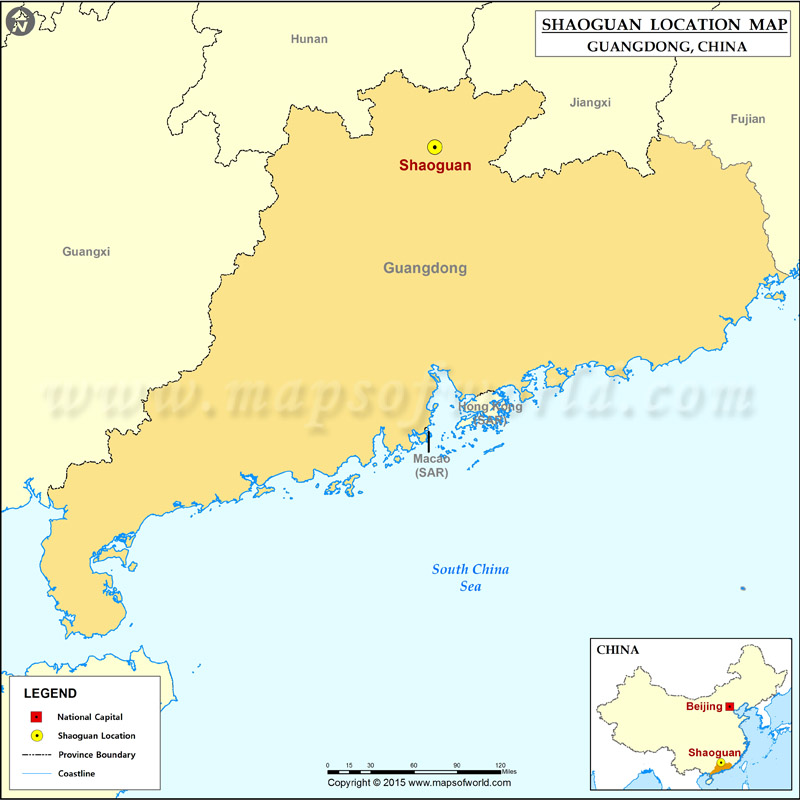 Where is Shaoguan Where is Shaoguan