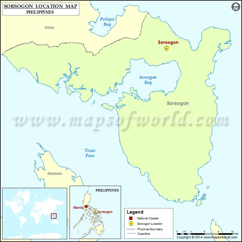 Sorsogon Barangay Map