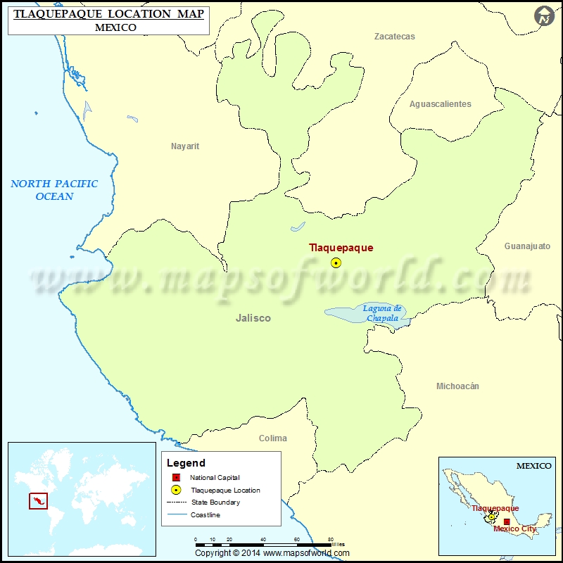 Where is Tlaquepaque | Location of Tlaquepaque in Mexico Map