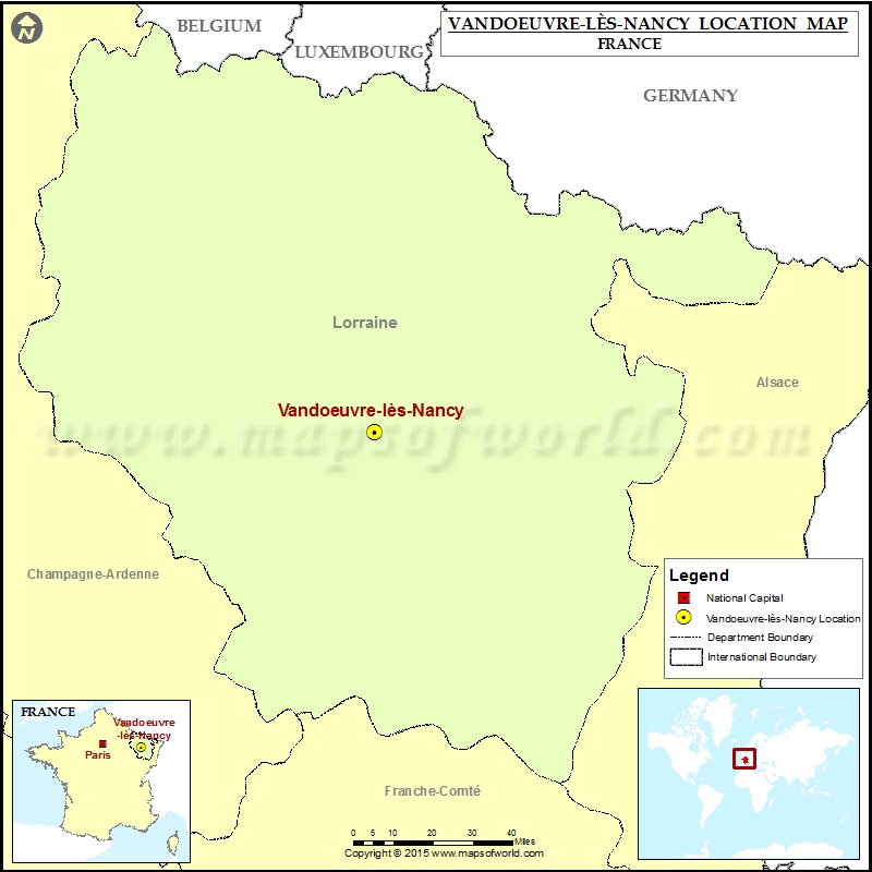 Where is Vandoeuvre-les-Nancy Where is Vandoeuvre-les-Nancy
