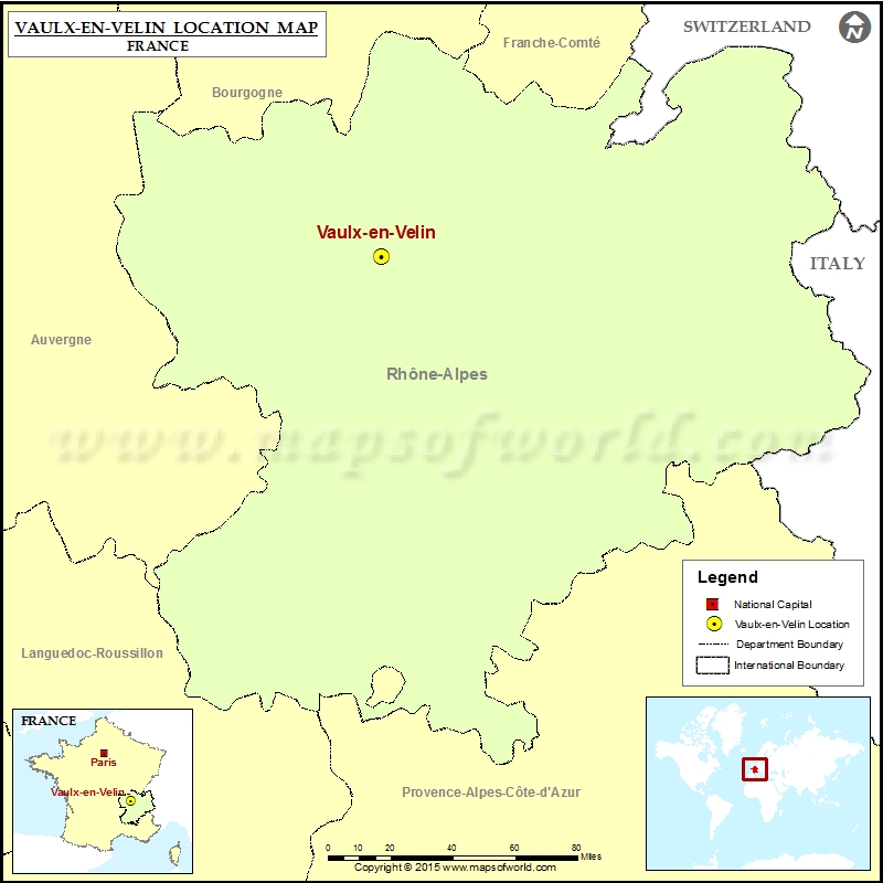 Where is Vaulx-en-Velin Where is Vaulx-en-Velin