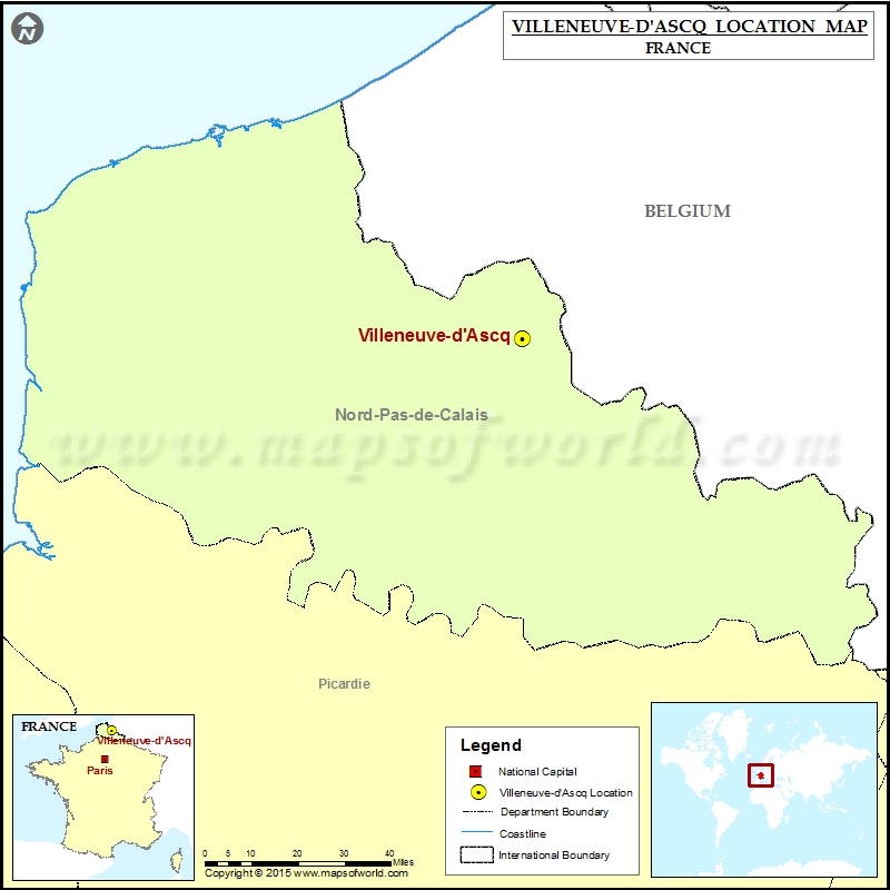 Where is Villeneuve-d Where is Villeneuve-d'Ascq