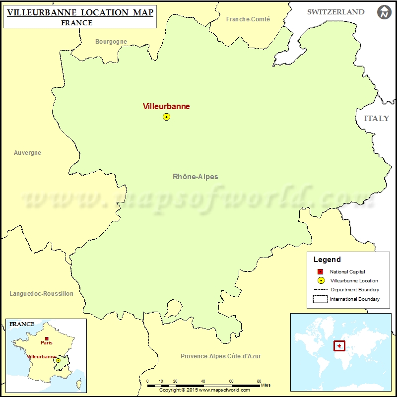 Where is Villeurbanne Where is Villeurbanne