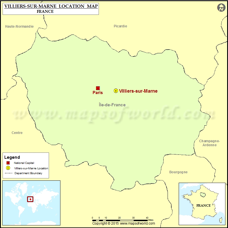 Where is Villiers-sur-Marne Where is Villiers-sur-Marne