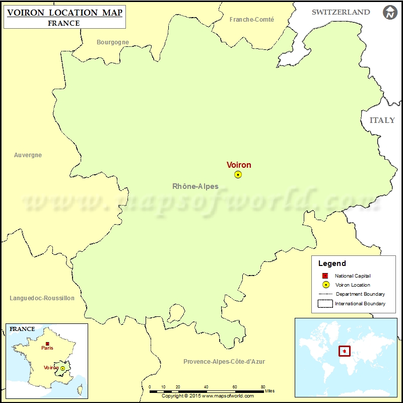 Where is Voiron Where is Voiron