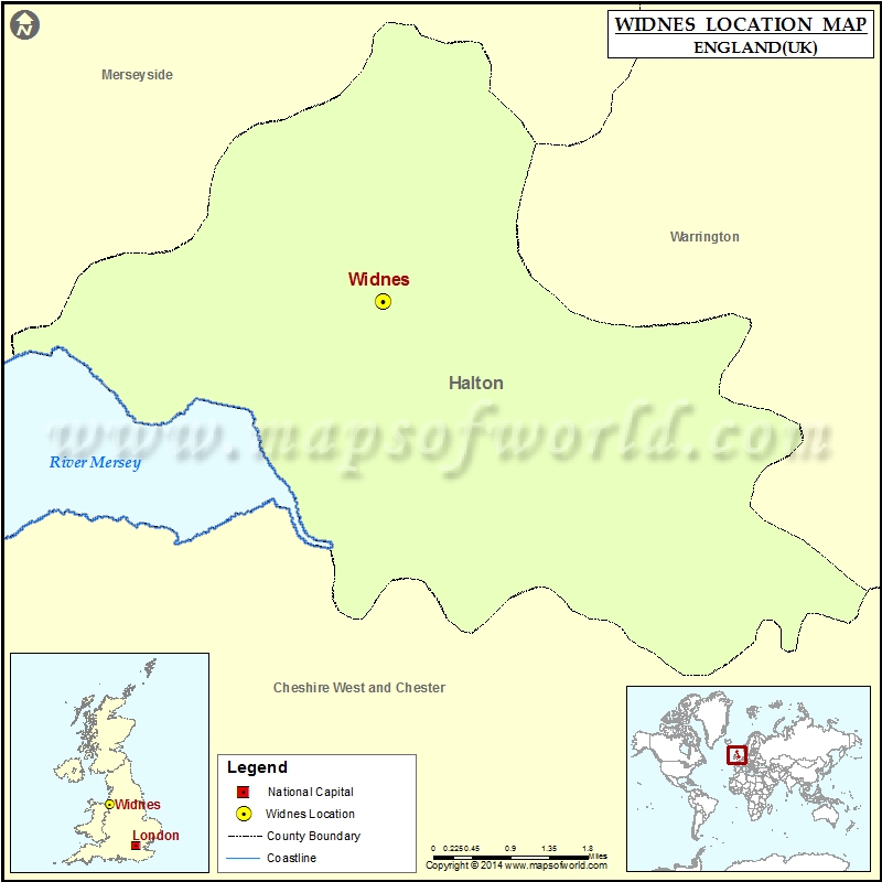 Where is Widnes Where is Widnes