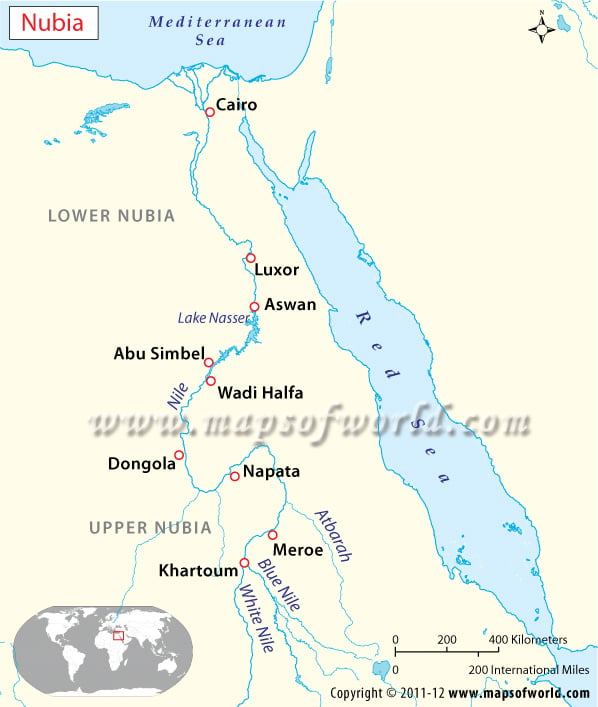 Nubia, Definition, History, Map, & Facts