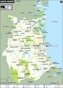 Gold Coast Map, Australia