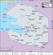 St Johns Antigua Map