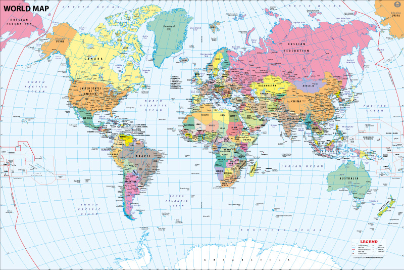 World Map of Cities