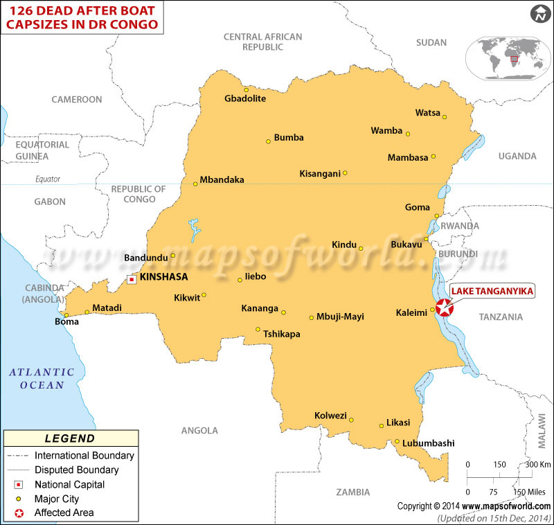 Boat capsized in Congo | 126 dead after boat capsizes in DR Congo ...