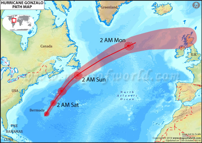 Харрикейн на карте. World Sailing Path Maps. Path map