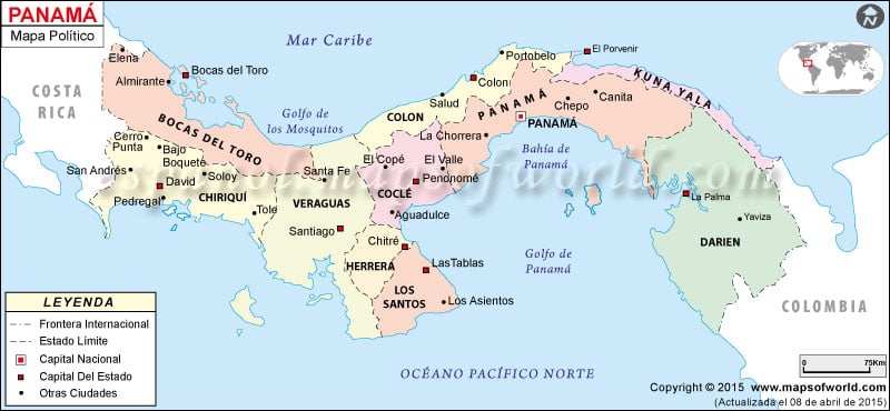 Panama Mapa