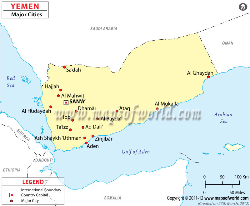 Cities in Yemen