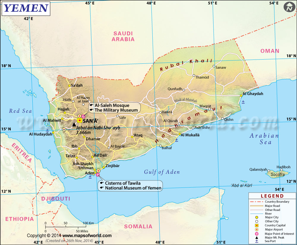 Yemen Map